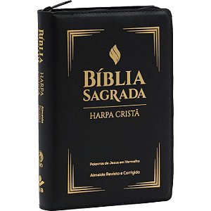Bíblia Sagrada Lt Grande Letras Vermelhas e Harpa Cristã SBB