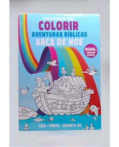 TAPETE GIGANTE PARA COLORIR - ARCA DE NOE - AVENT BIBLICAS