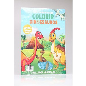 TAPETE GIGANTE PARA COLORIR -  DINOSSAUROS