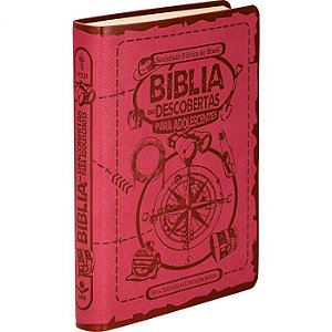 Bíblia das Descobertas para Adolescentes - Rosa - NTLH - SBB