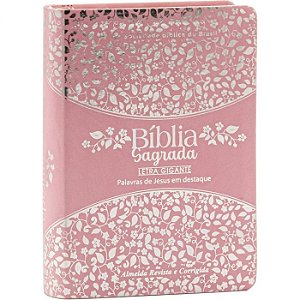 Bíblia Sagrada Letra Gigante - ARC - Rosa - SBB