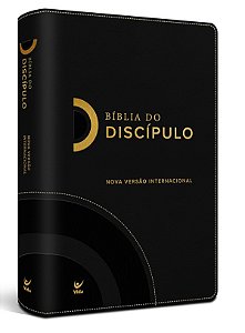 BÍBLIA DO DISCÍPULO NVI CAPA LUXO PRETA