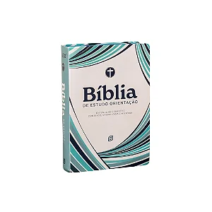 Bíblia de Estudo Orientação - Capa Blue Waves - NVI 2001 Ed. Esperança