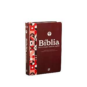 Bíblia de Estudo Orientação - Capa Red Minimal - NVI 2001 Ed. Esperança