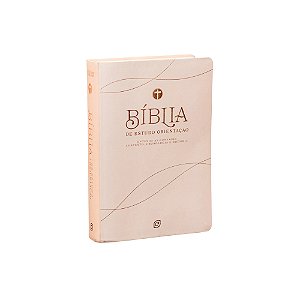 Bíblia de Estudo Orientação - Capa Rose Gold - NVI 2001 Ed. Esperança