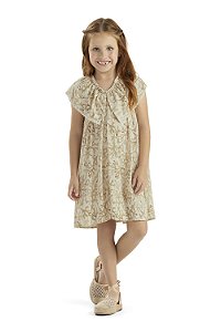 Vestido Fundo do Mar de Linho