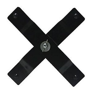 Suporte para Refletor Pé de Galinha Grande Preto