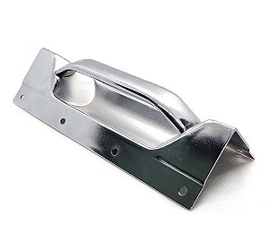 Alça Embutida De Metal 90 Graus Prata