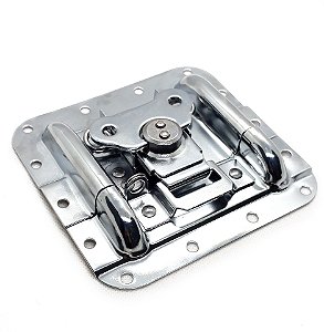 Fecho de Metal Médio Borboleta c/Porta Cadeado Externo