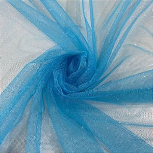 TULE GLITER (TURQUESA)