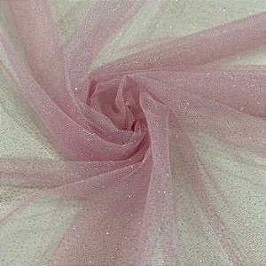 TULE GLITER (ROSA BEBÊ)