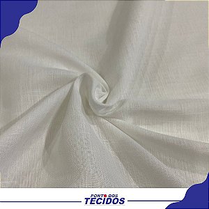 TECIDO FALSO LINHO LEVE (BRANCO)