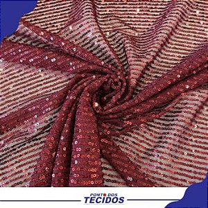 TECIDO TULE PAETÊ (VERMELHO)