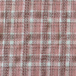 TECIDO LÃ TWEED CHECKS (XADREZ ROSA)