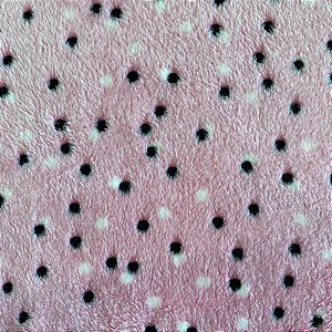 MANTA FLEECE 3D (BOLINHA ROSA)