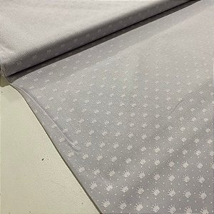 TRICOLINE ESTAMPADA (COROA BRANCA FUNDO CINZA)