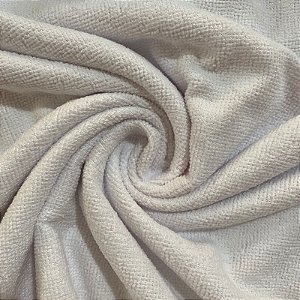 TECIDO FELPUDO MICROFIBRA TINTO (BRANCO)