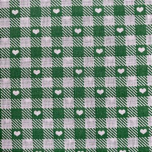 CHITA ESTAMPADA (XADREX CORAÇÃO VERDE)