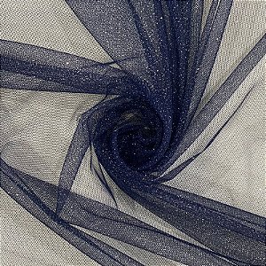 TULE GLITER (AZUL MARINHO)