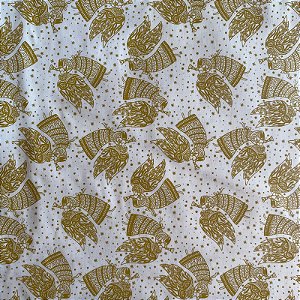 TRICOLINE ESTAMPADA CIRCULO (ANJOS NATALINOS) NATAL