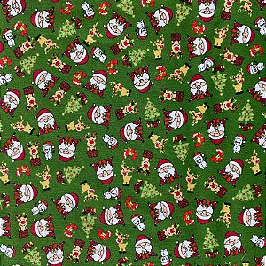 TRICOLINE BARRASDA ESTAMPADA (BONECO DE NEVE) NATAL