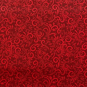TRICOLINE IGARATINGA ESTAMPADA (ABSTRATO VERMELHO)