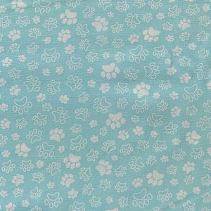 TRIOLINE ESTAMPADO PERIPAN (AZUL CLARO COM PATINHA BRANCA)