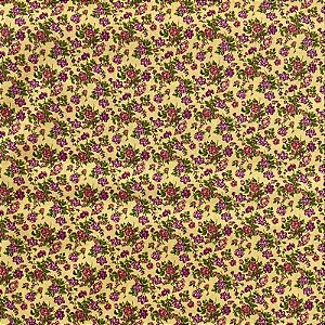 TRIOLINE ESTAMPADO PERIPAN (ROSA FUNDO AMARELO)