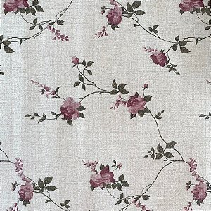 TOALHA DE MESA BRILHO | FLORES ROSA