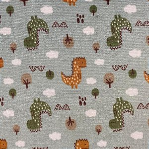PLUSH ESTAMPADO | DINOSSAURO VERDE