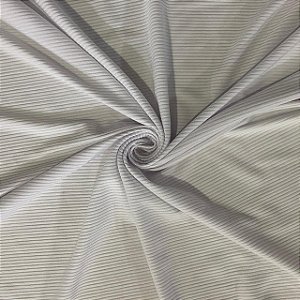 Malha Suede Lingerie Ribana | Branco