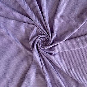 Malha Suede Lingerie Ribana | Lilás