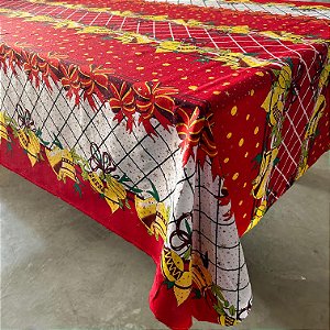 TECIDO OXFORD ESTAMPA DE NATAL TOALHA DE MESA / DECORAÇÃO | 1m X 1,50m | 11