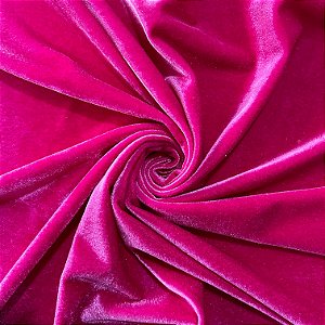 VELUDO MOLHADO ALEMÃO COM BRILHO CRISTAL | 1m X 1,50m | PINK