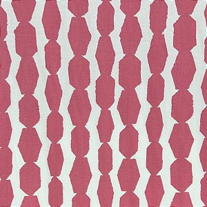 RAYON TWILL SPANDEX PRTD | ROSA COM BRANCO
