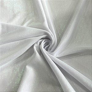 MALHA LUREX SANTA MONICA | 97% POLIÉS 3% ELAST - 1,40L | BRANCO 09