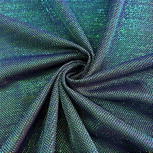 MALHA LUREX SANTA MONICA | 97% POLIÉS 3% ELAST - 1,40L | PRETO C/ DOURADO 08
