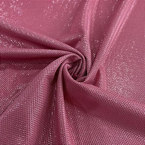 MALHA LUREX SANTA MONICA | 97% POLIÉS 3% ELAST - 1,40L | ROSA ANTIGO 04
