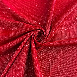 TECIDO MALHA SANTA MONICA | 1,40m - 4% Elastano | Vermelho