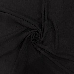 TECIDO CREPE AIR FLOW TINA | 100% POLIÉS-1,50l- 160g/m² | PRETO