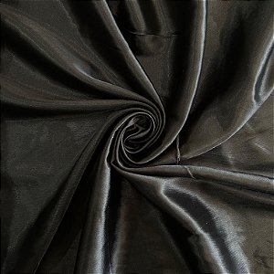 TECIDO CETIM C/ ELASTANO | 97% POLIÉ 3% ELAS - 1,47L | PRETO