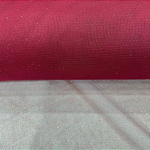 TECIDO TULE FOL DANCE C/ GLITTER | 100% POLIÉ - 1,55L | VINHO DAN
