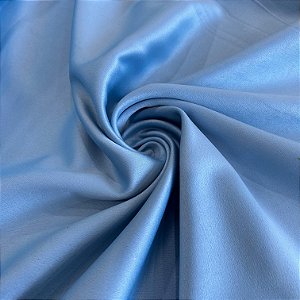 TECIDO CREPE AMANDA | 100% POLIÉS - 1,47L | AZUL CLARO