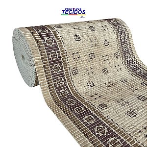 PASSADEIRA DUNA SOFT | 0,65CM | BARRADO MARROM M079A