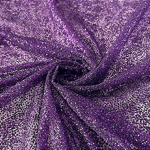 TULE EXPLOSÃO C/GLITTER | ROXO