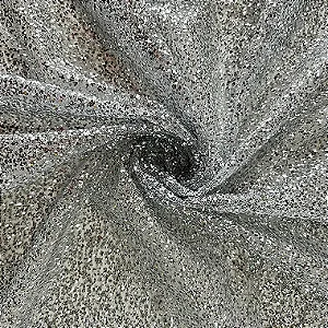 TULE EXPLOSÃO C/GLITTER | PRATA