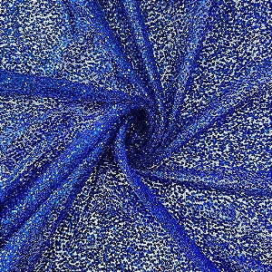 TULE EXPLOSÃO C/GLITTER | AZUL ROYAL