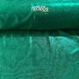 MALHA LAMINADA NEW SHINE | 1,50 LARG X 1M | VERDE ESMERALDA