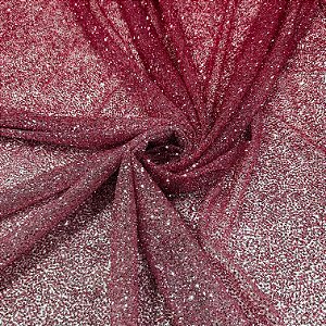 TULE EXPLOSÃO C/GLITTER | DEGRADE ROSA