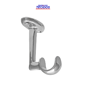 SUPORTE TETO GROSSO UNIDADE (28 mm) | CROMADO